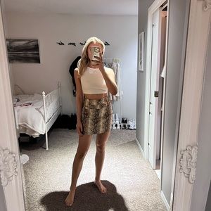 Brand new Tiger Mist snake skirt - S